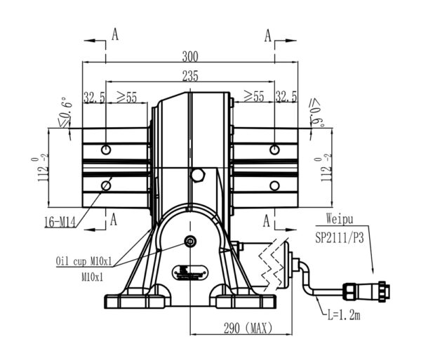 Riduttori di rotazione per solar tracker  mod.  SV05 - immagine 2