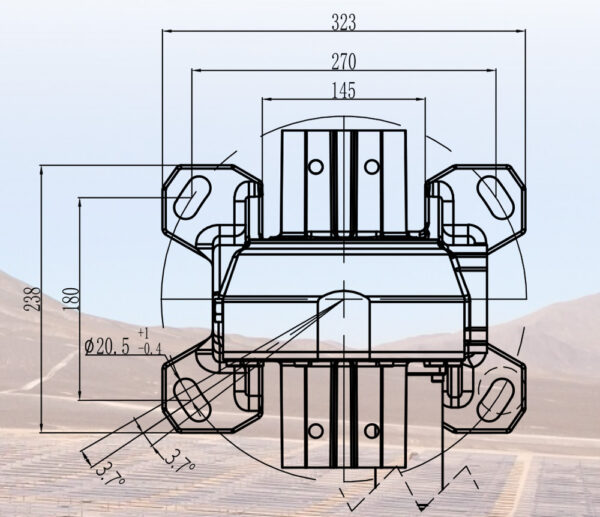 Riduttori di rotazione per solar tracker  mod.  SV05 - immagine 4