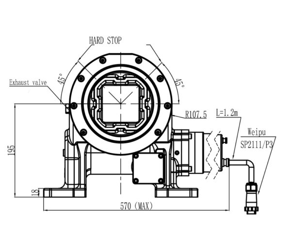 Riduttori di rotazione per solar tracker  mod.  VE 05 - immagine 3