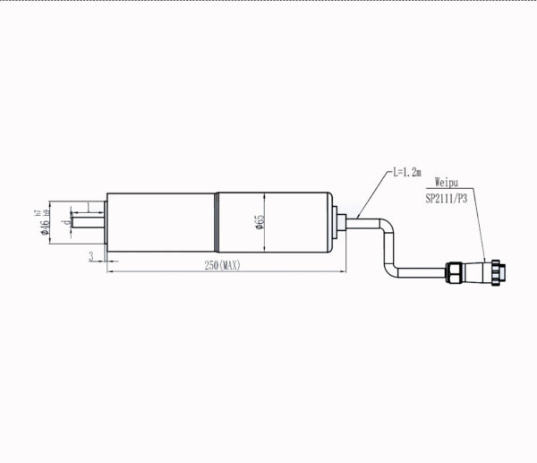 Motore elettrico mod. RY 65 - immagine 2